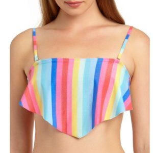 California Waves Rainbow Row Handkerchief Bandeau